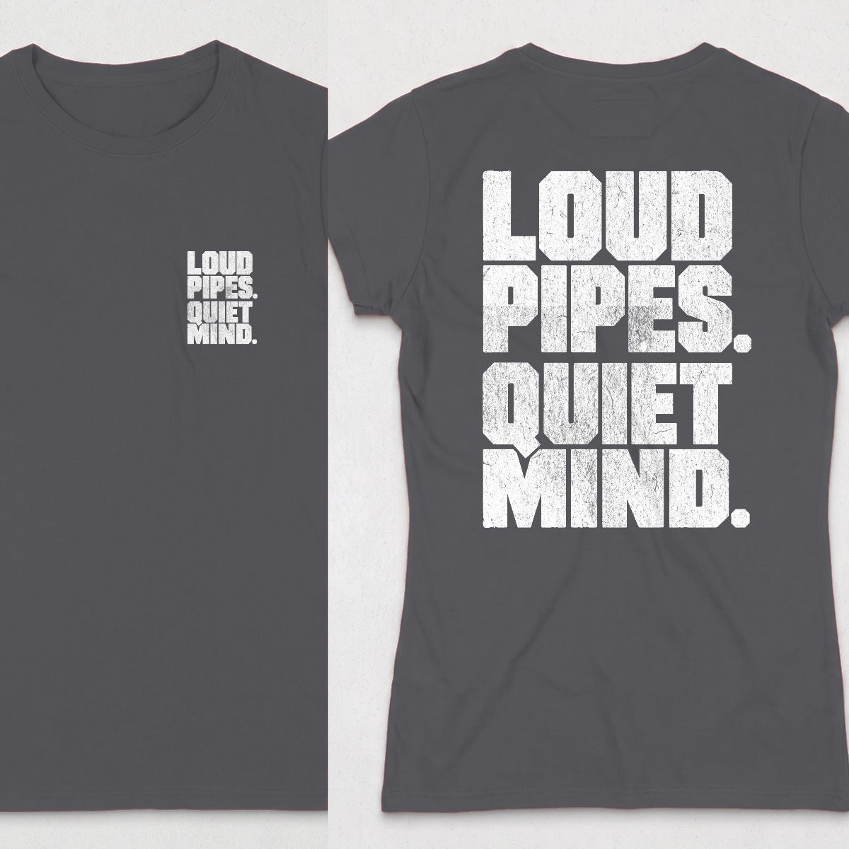 Dark Heather | Front & Back
