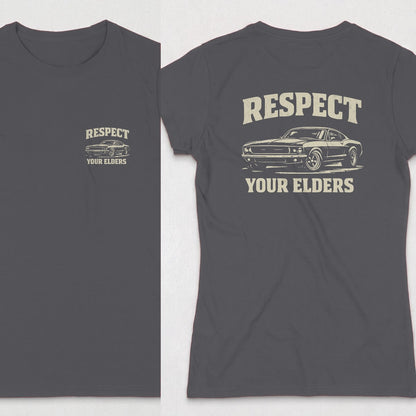 Dark Heather | Front & Back