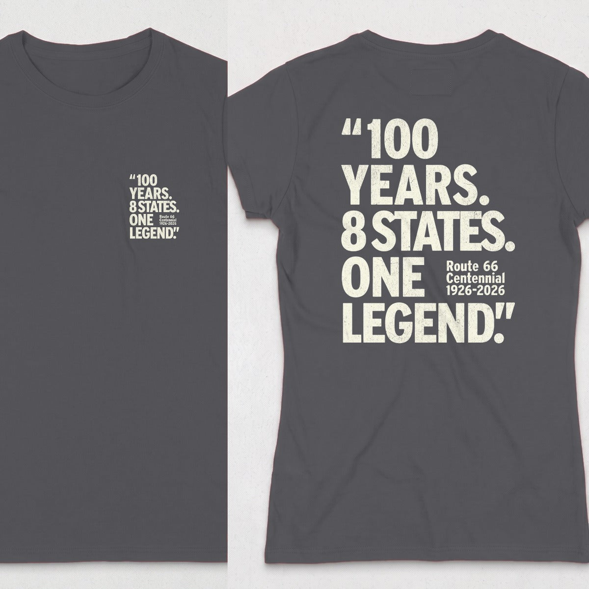 Dark Heather | Front & Back
