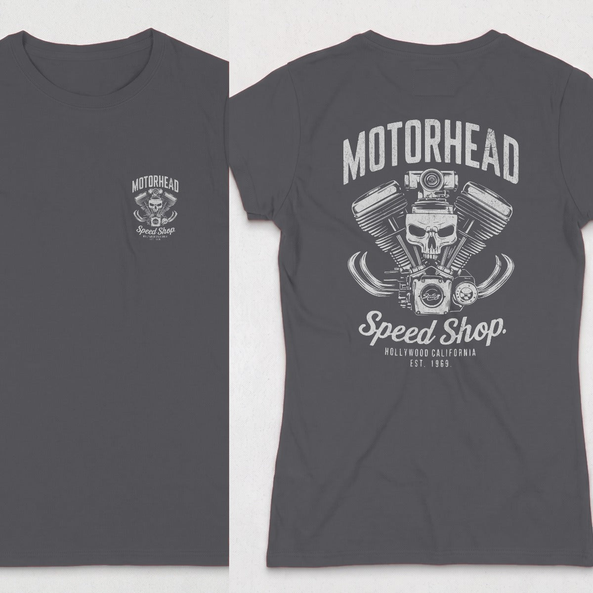 Dark Heather | Front & Back
