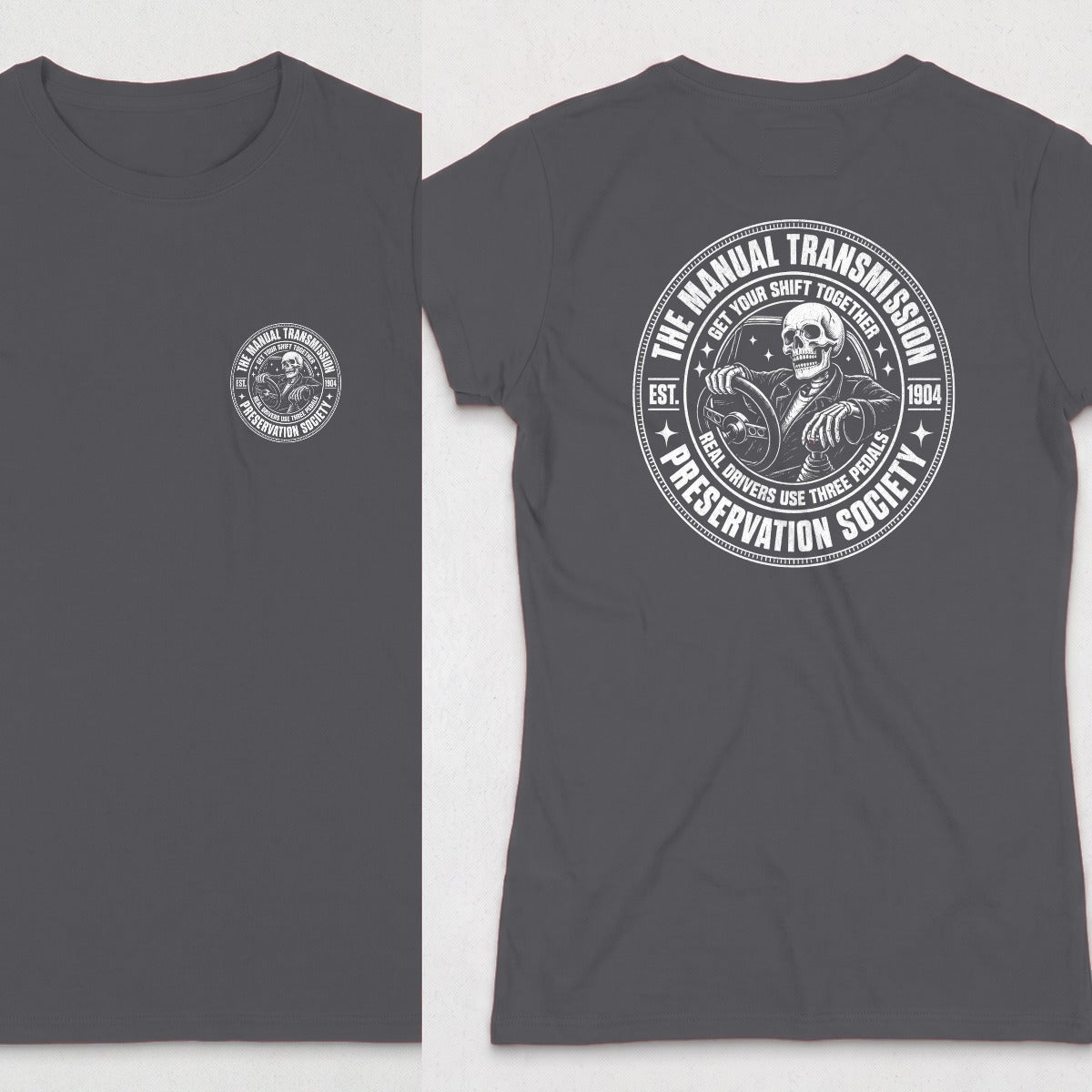 Dark Heather | Front & Back