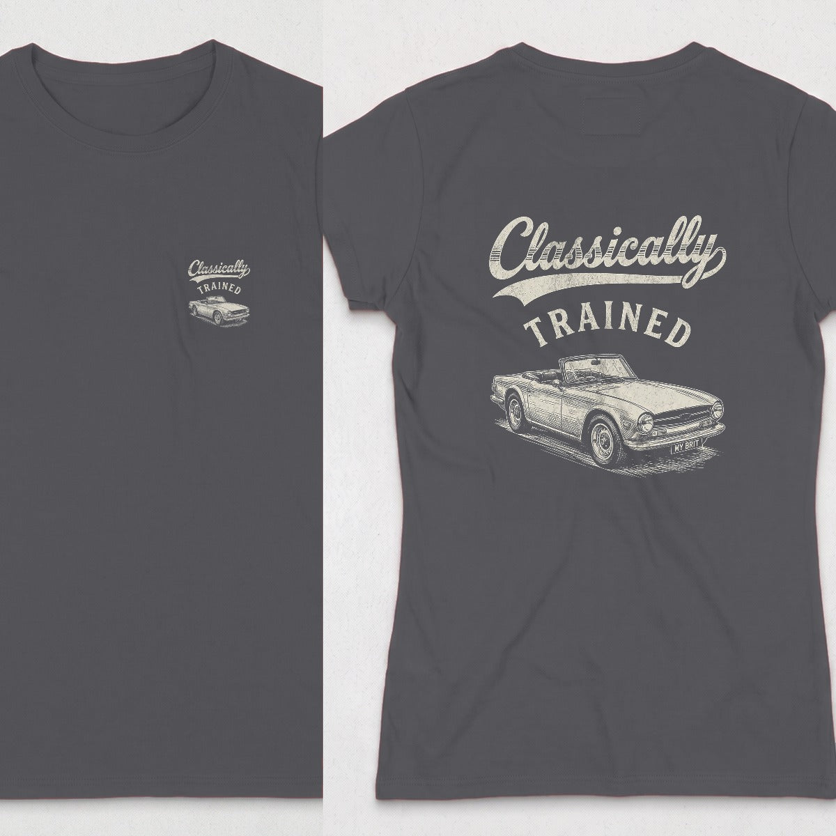 Dark Heather | Front & Back