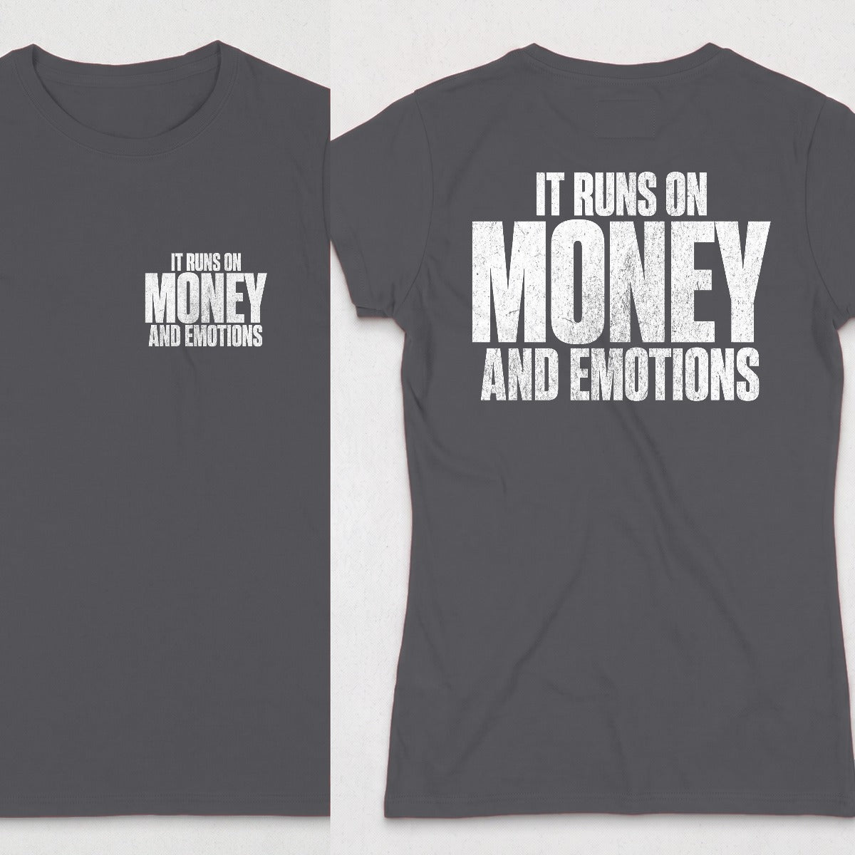 Dark Heather | Front & Back