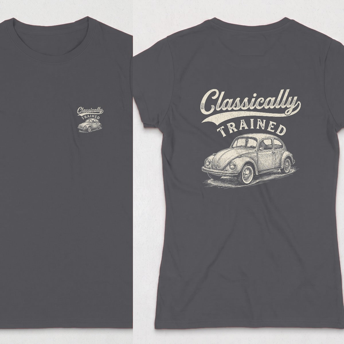 Dark Heather | Front & Back