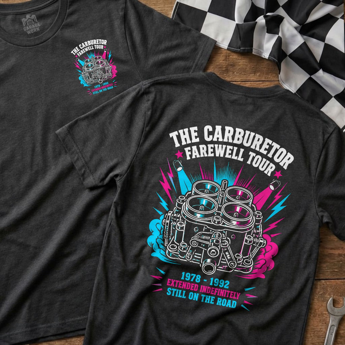 Dark Heather | Front & Back