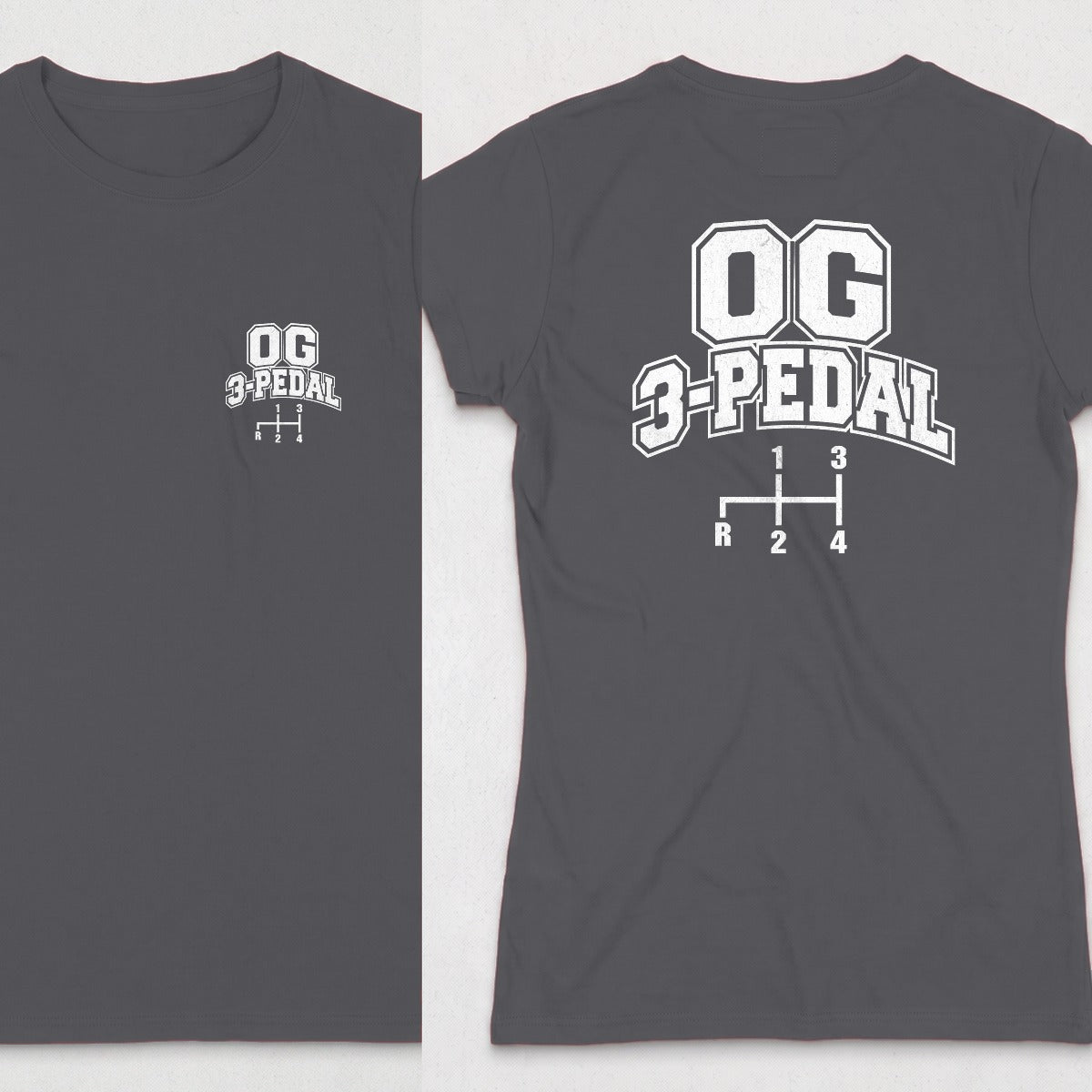 Dark Heather | Front & Back