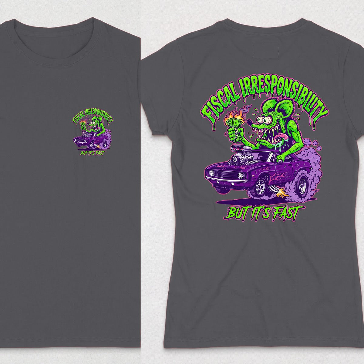Dark Heather | Front & Back