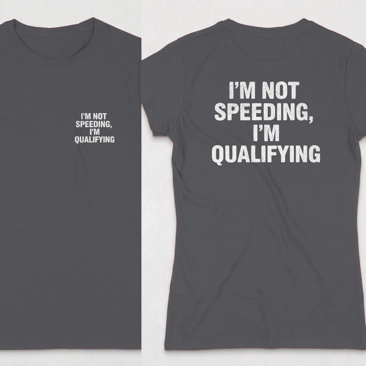 Dark Heather | Front & Back