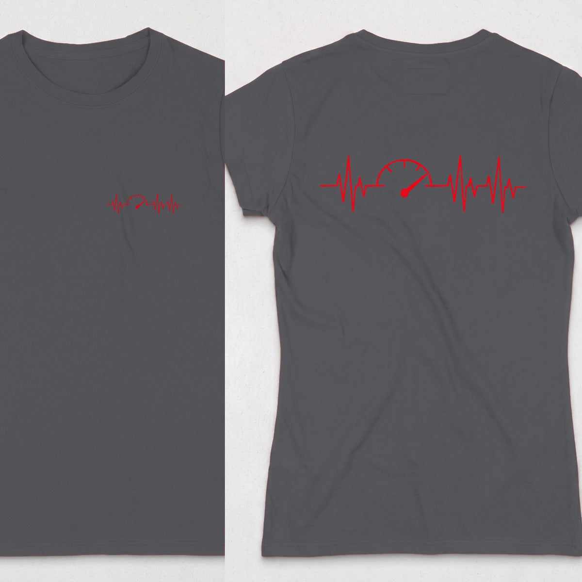 Dark Heather | Front & Back