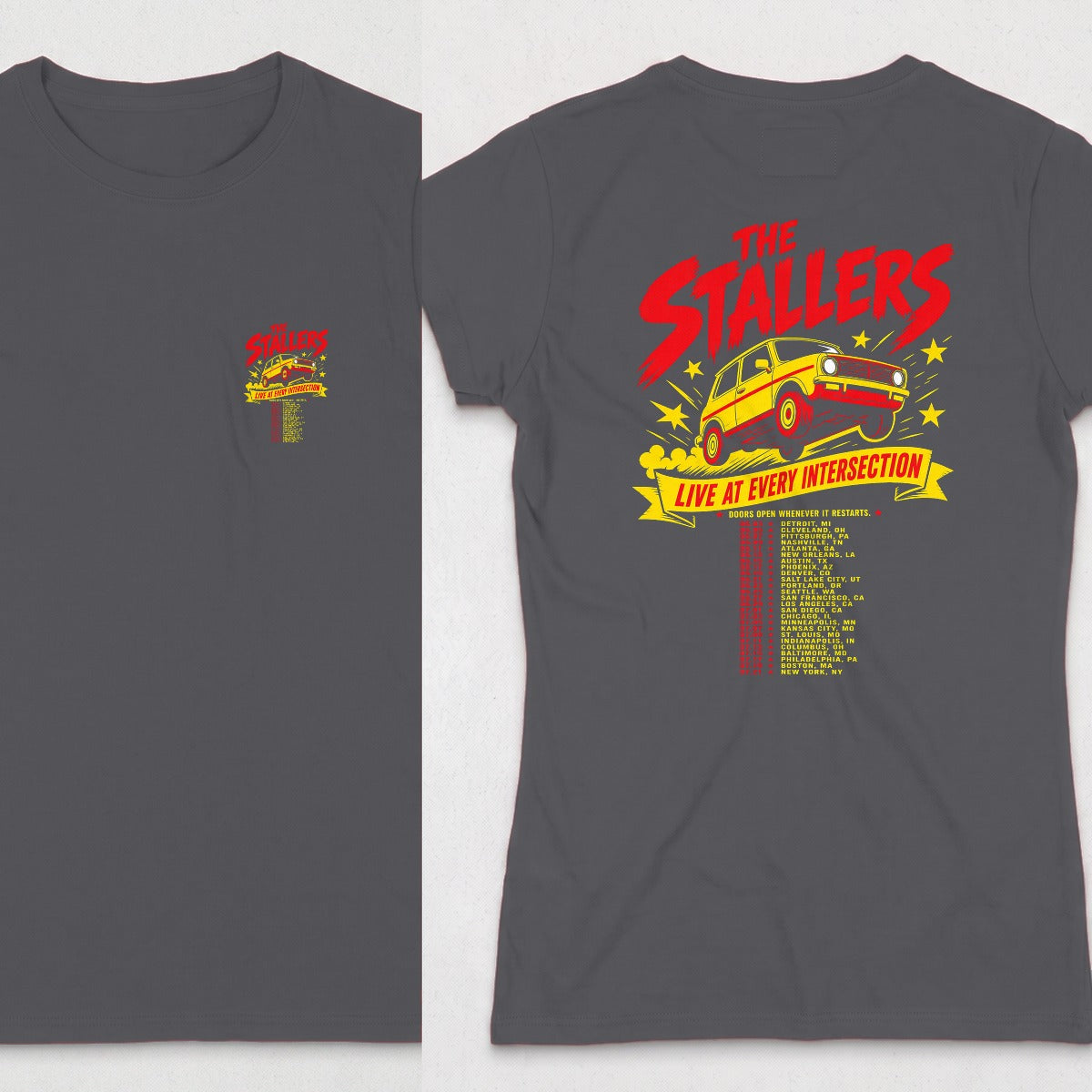 Dark Heather | Front & Back