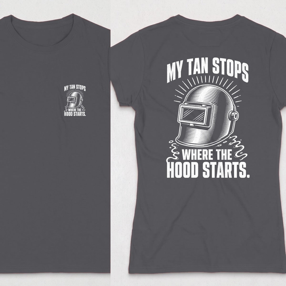 Dark Heather | Front & Back