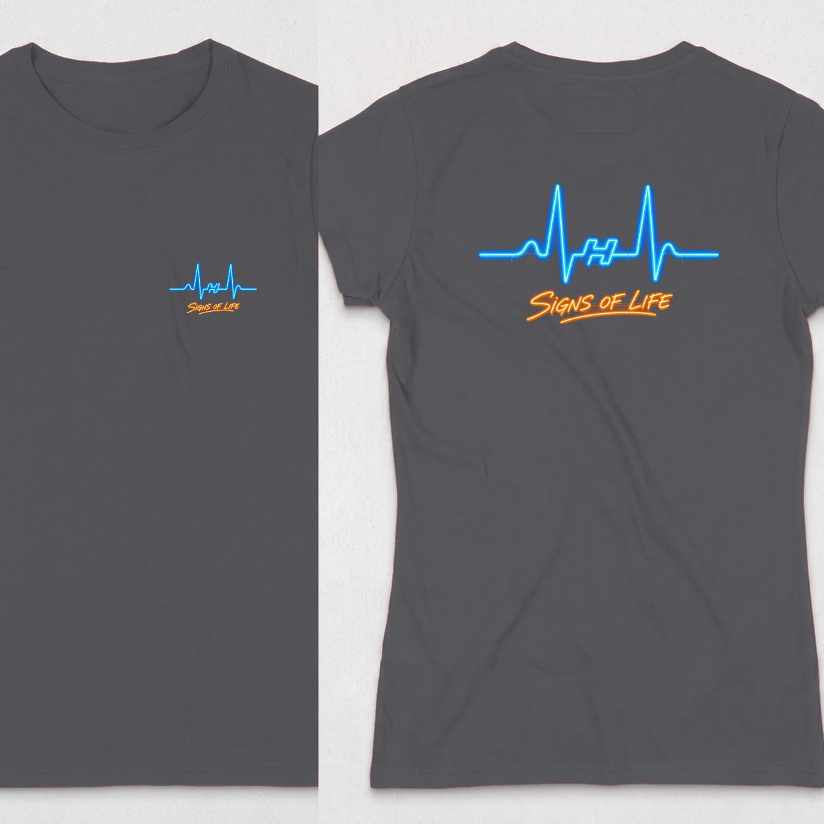 Dark Heather | Front & Back
