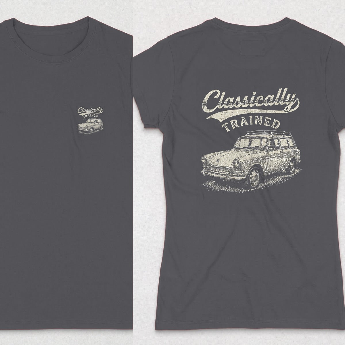 Dark Heather | Front & Back