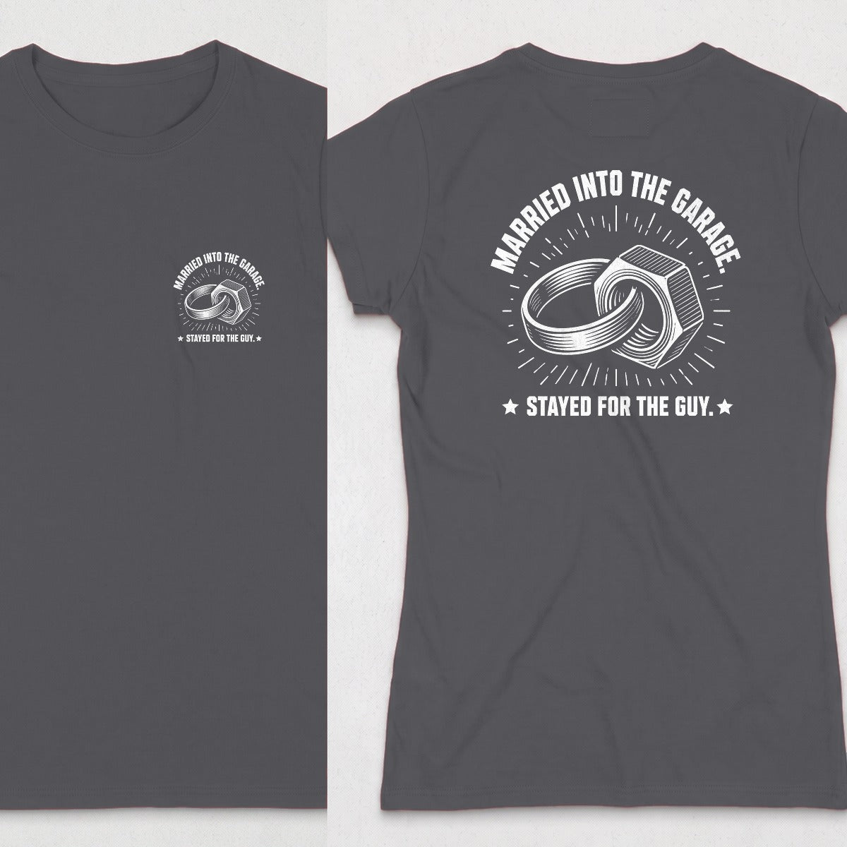 Dark Heather | Front & Back