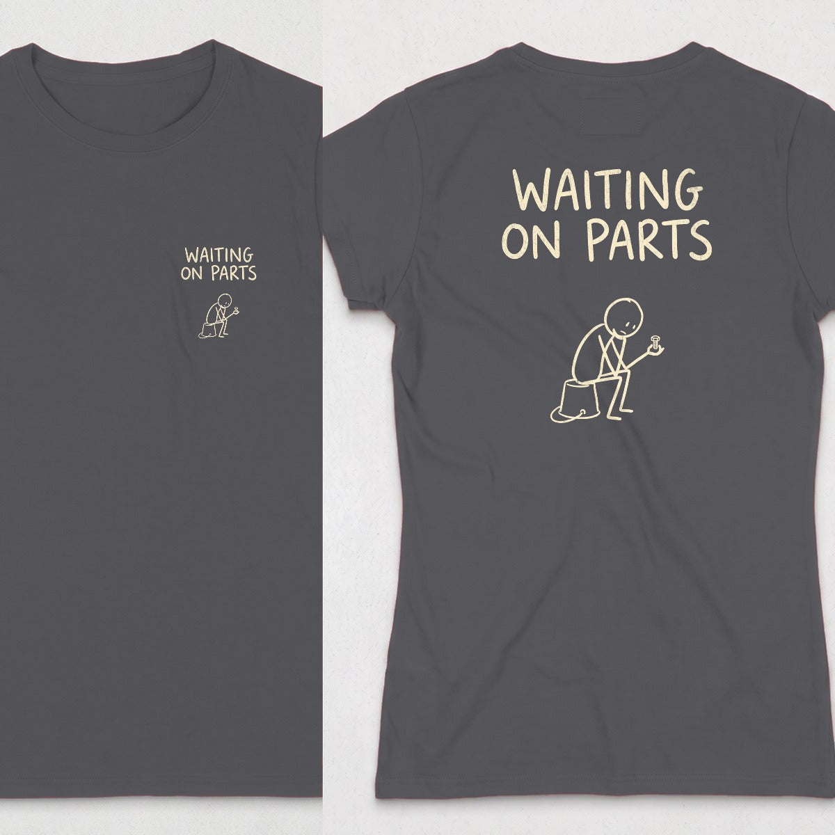 Dark Heather | Front & Back