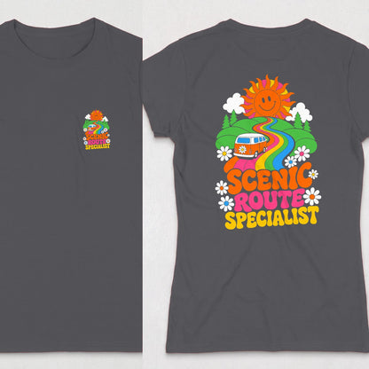 Dark Heather | Front & Back