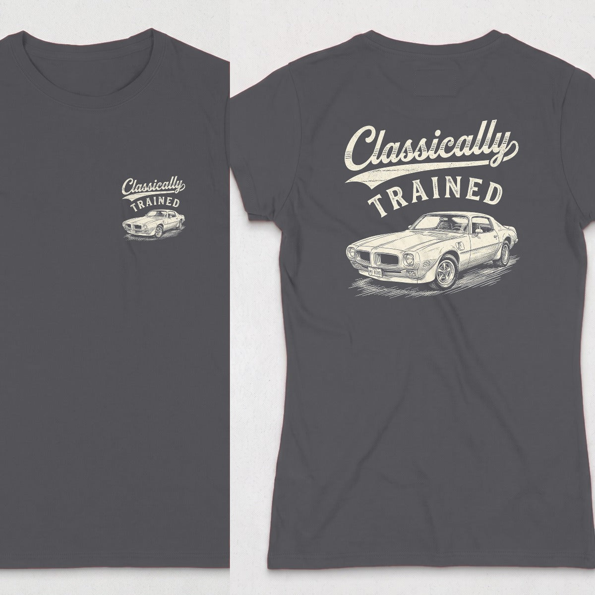 Dark Heather | Front & Back
