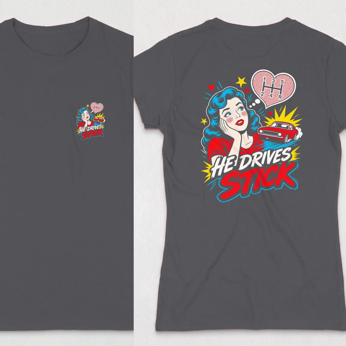 Dark Heather | Front & Back