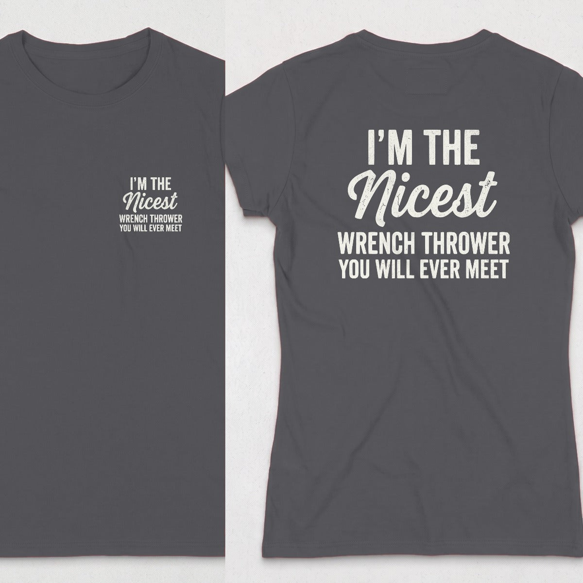 Dark Heather | Front & Back