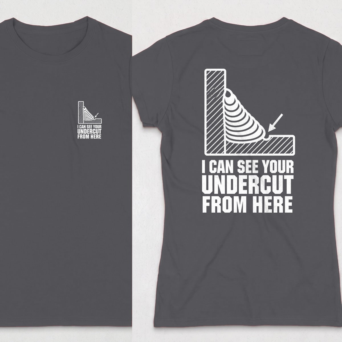 Dark Heather | Front & Back
