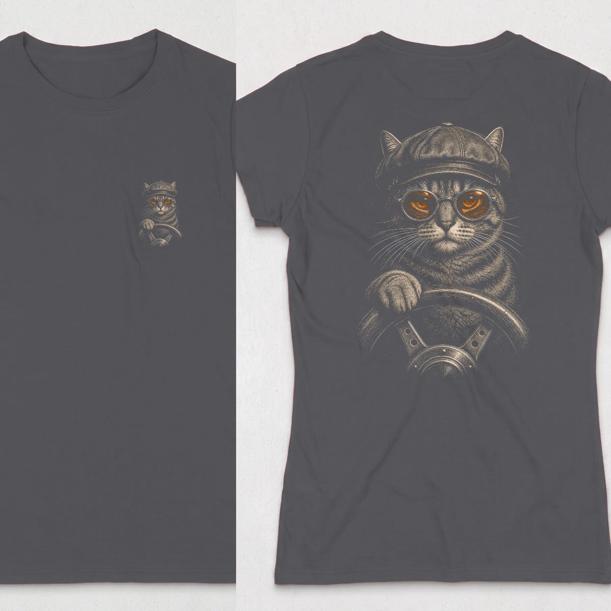 Dark Heather | Front & Back