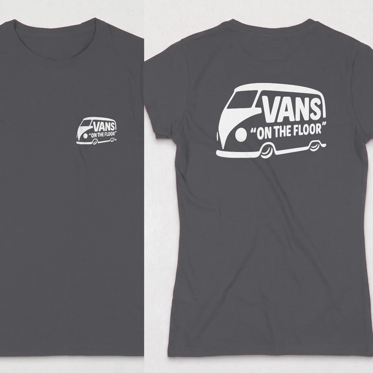 Dark Heather | Front & Back