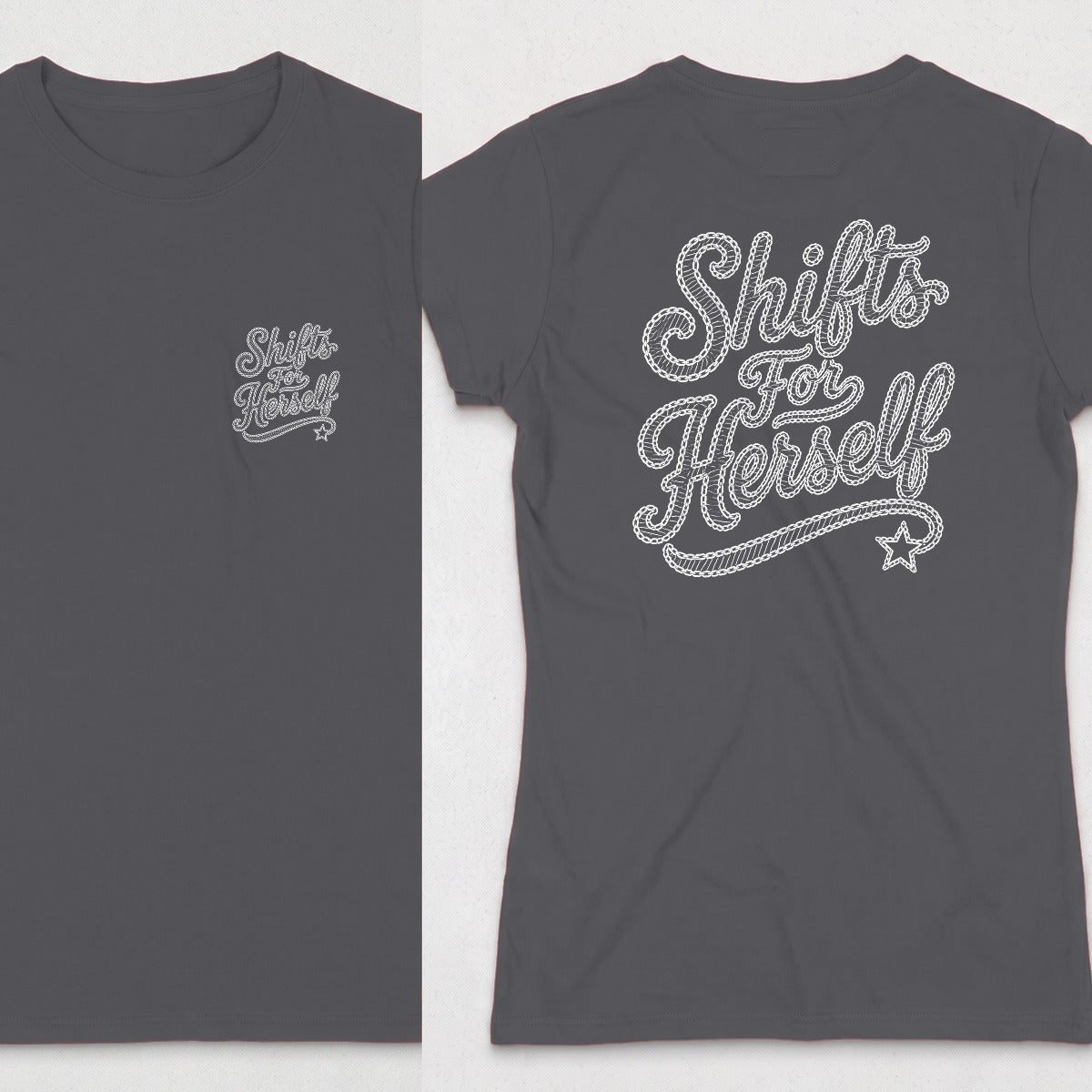 Dark Heather | Front & Back