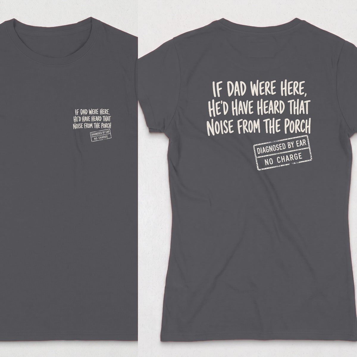 Dark Heather | Front & Back