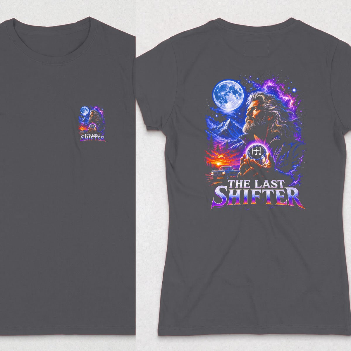 Dark Heather | Front & Back
