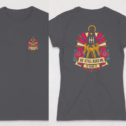 Dark Heather | Front & Back
