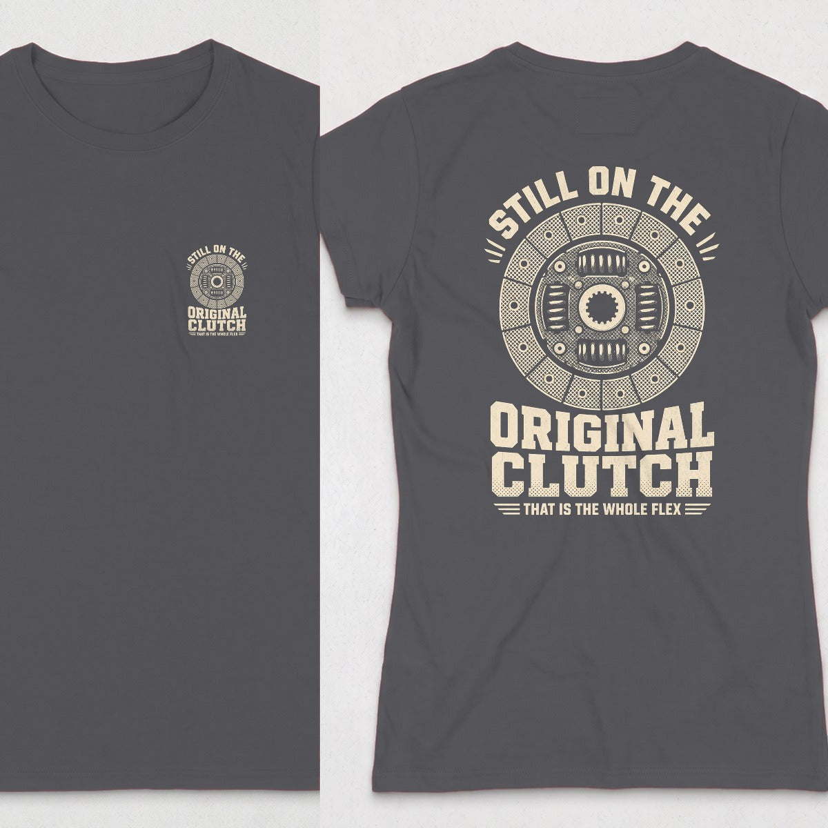 Dark Heather | Front & Back