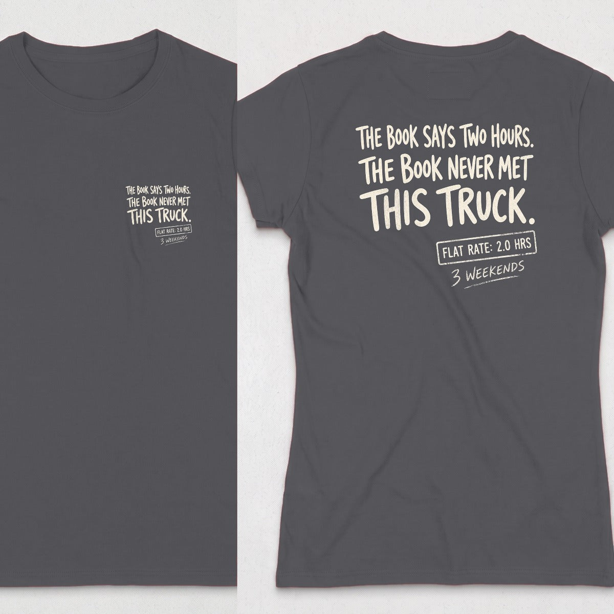 Dark Heather | Front & Back