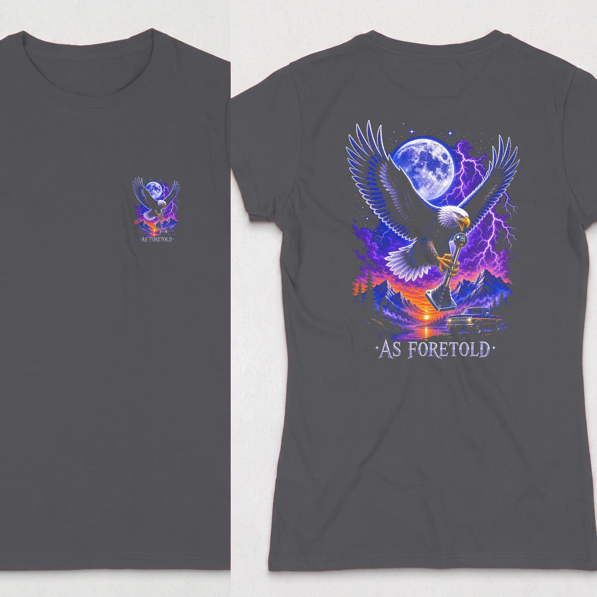 Dark Heather | Front & Back