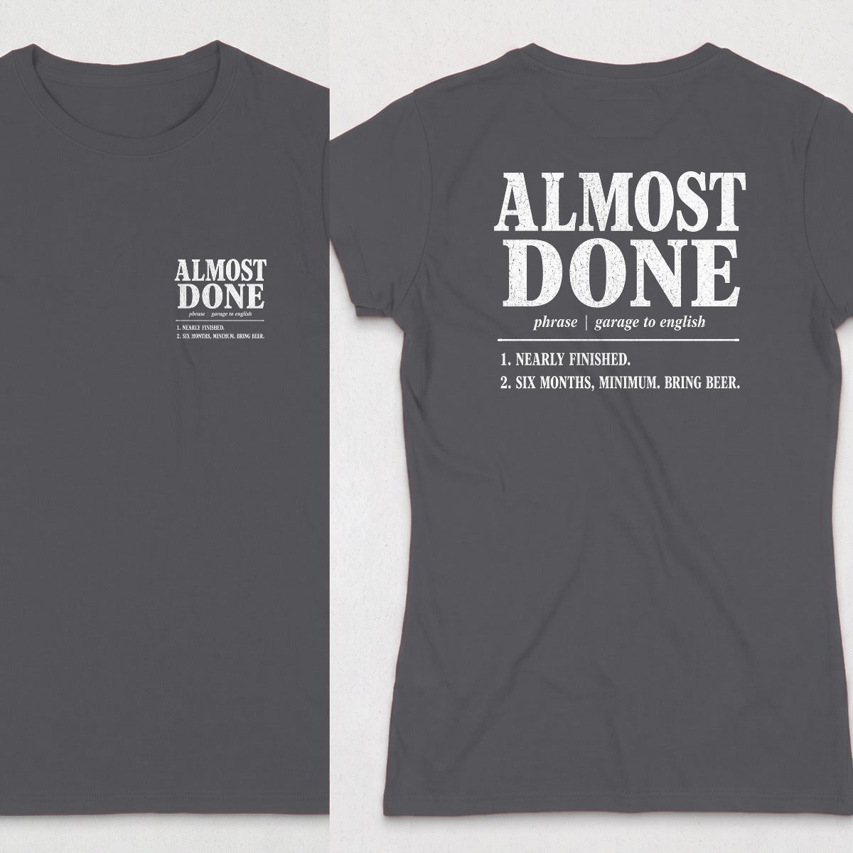 Dark Heather | Front & Back