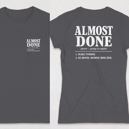 Dark Heather | Front & Back