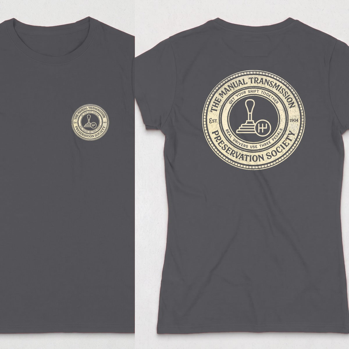 Dark Heather | Front & Back