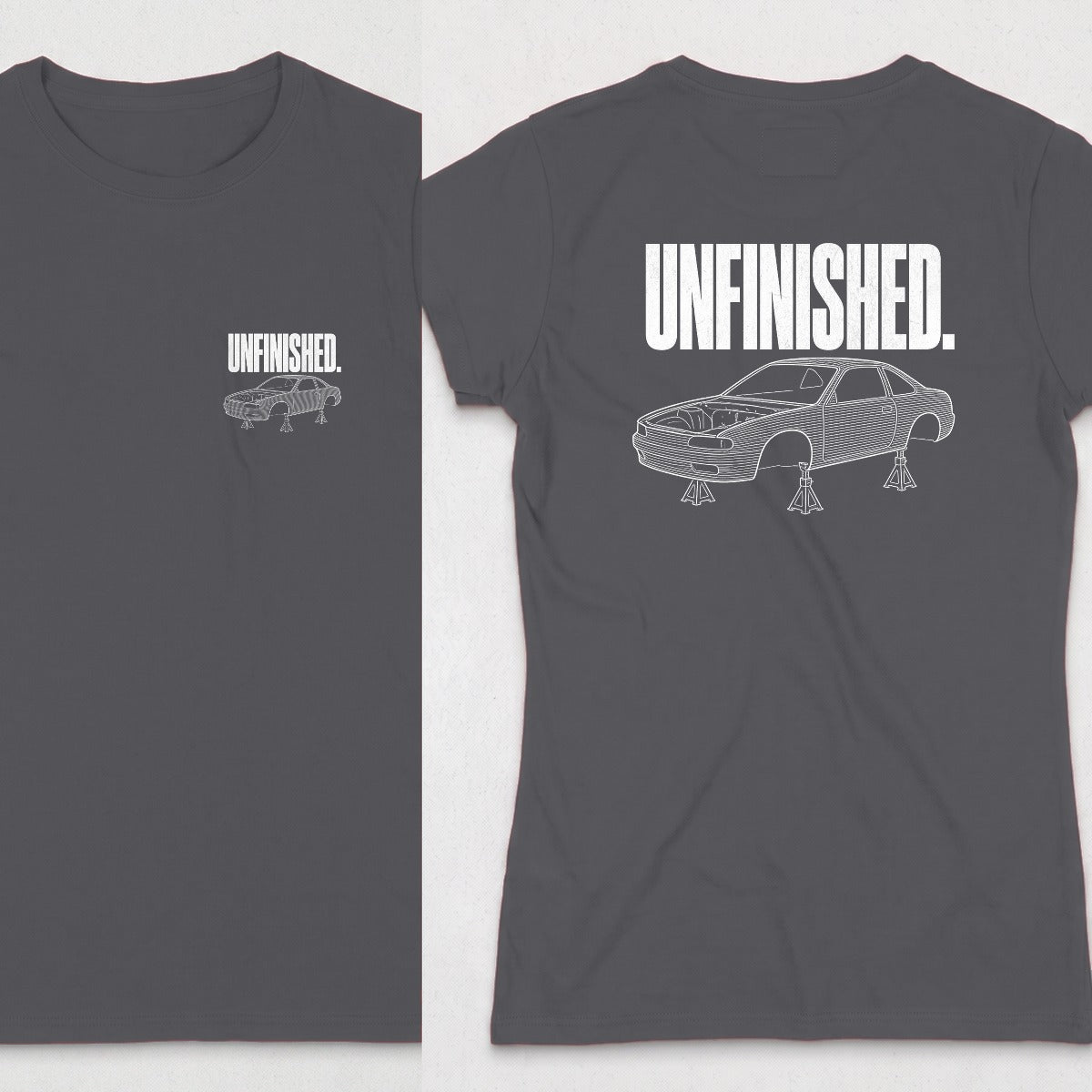 Dark Heather | Front & Back