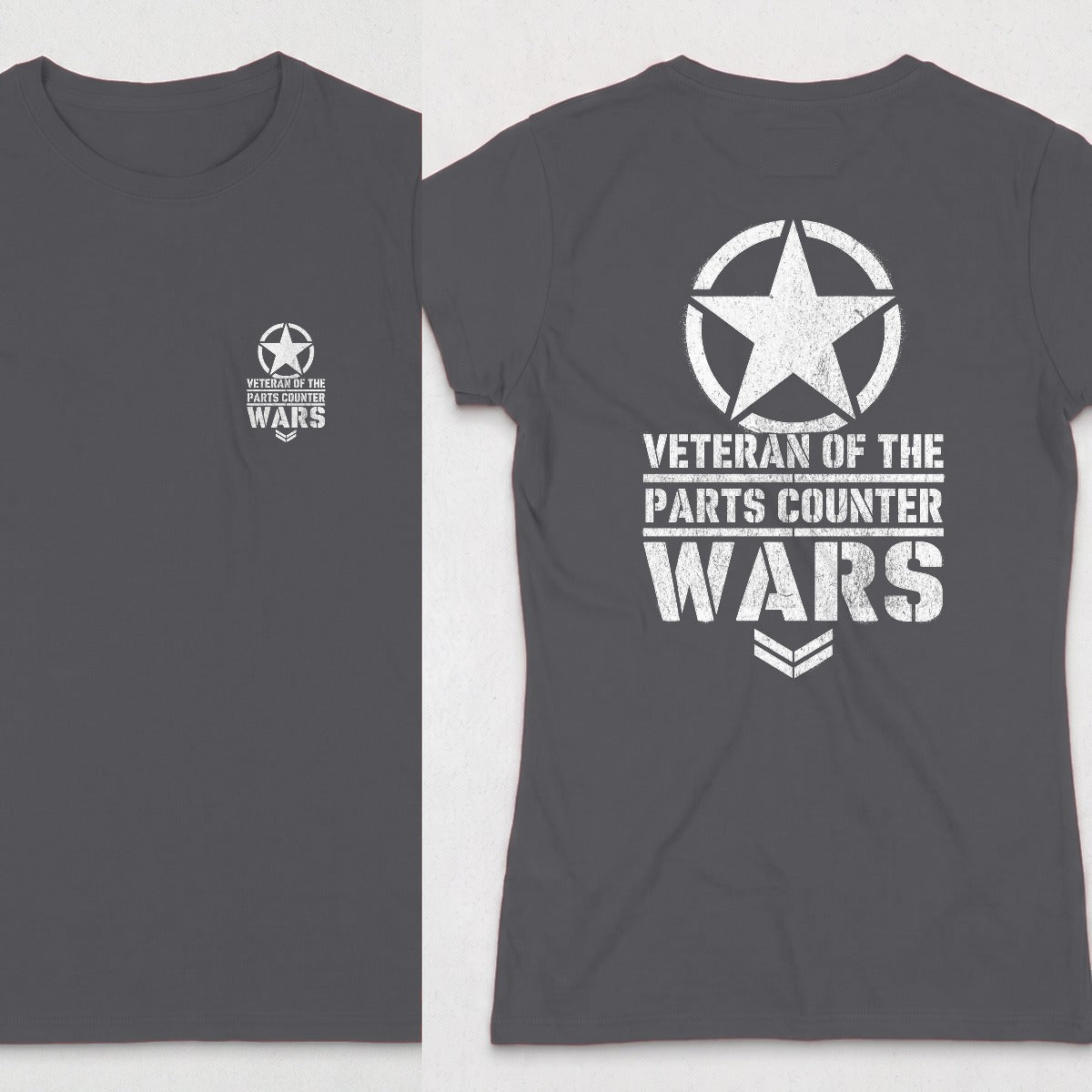 Dark Heather | Front & Back