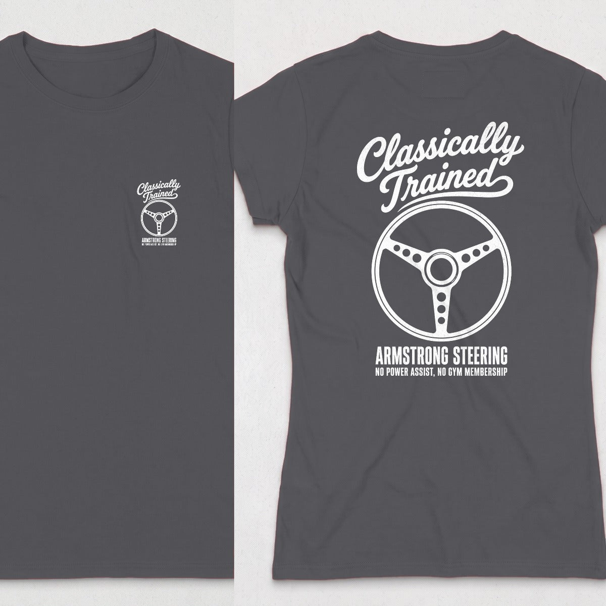 Dark Heather | Front & Back