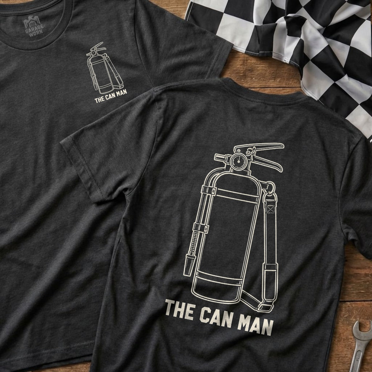 Dark Heather | Front & Back
