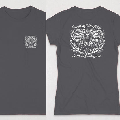 Dark Heather | Front & Back