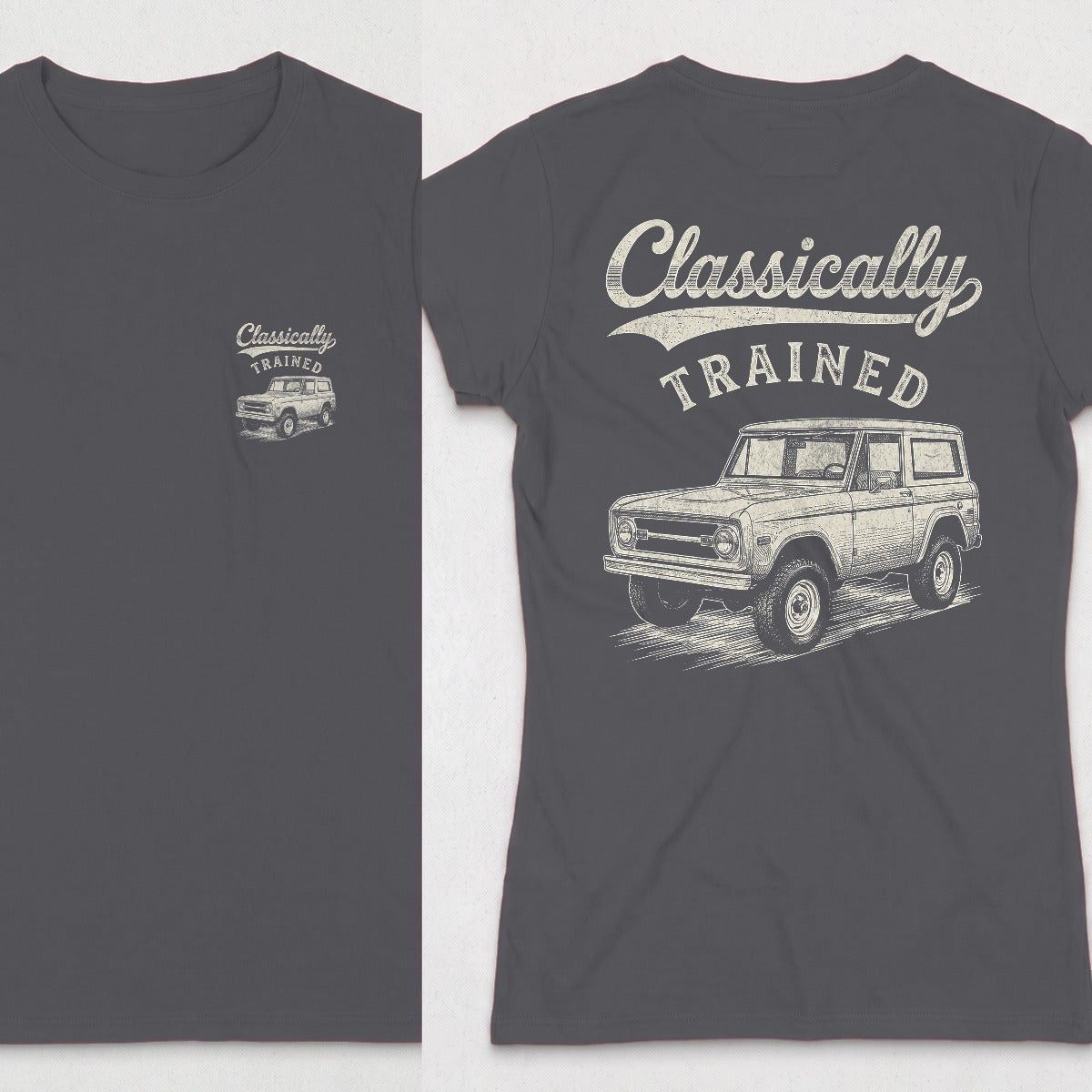 Dark Heather | Front & Back