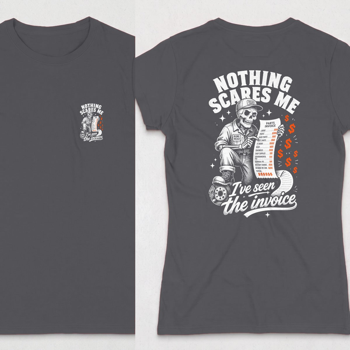 Dark Heather | Front & Back