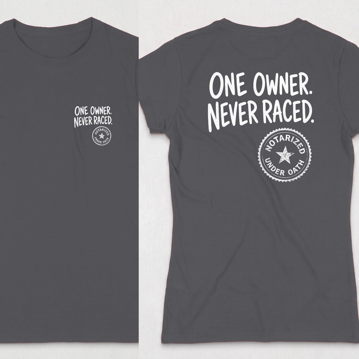 Dark Heather | Front & Back