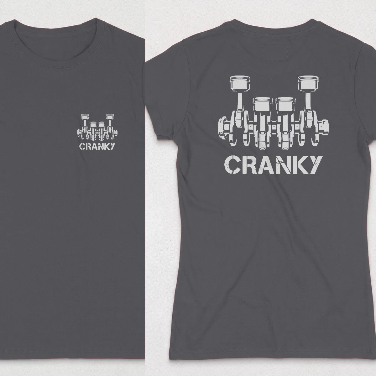 Dark Heather | Front & Back