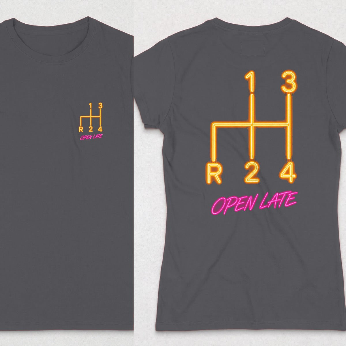 Dark Heather | Front & Back