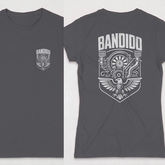 Dark Heather | Left Chest + Back