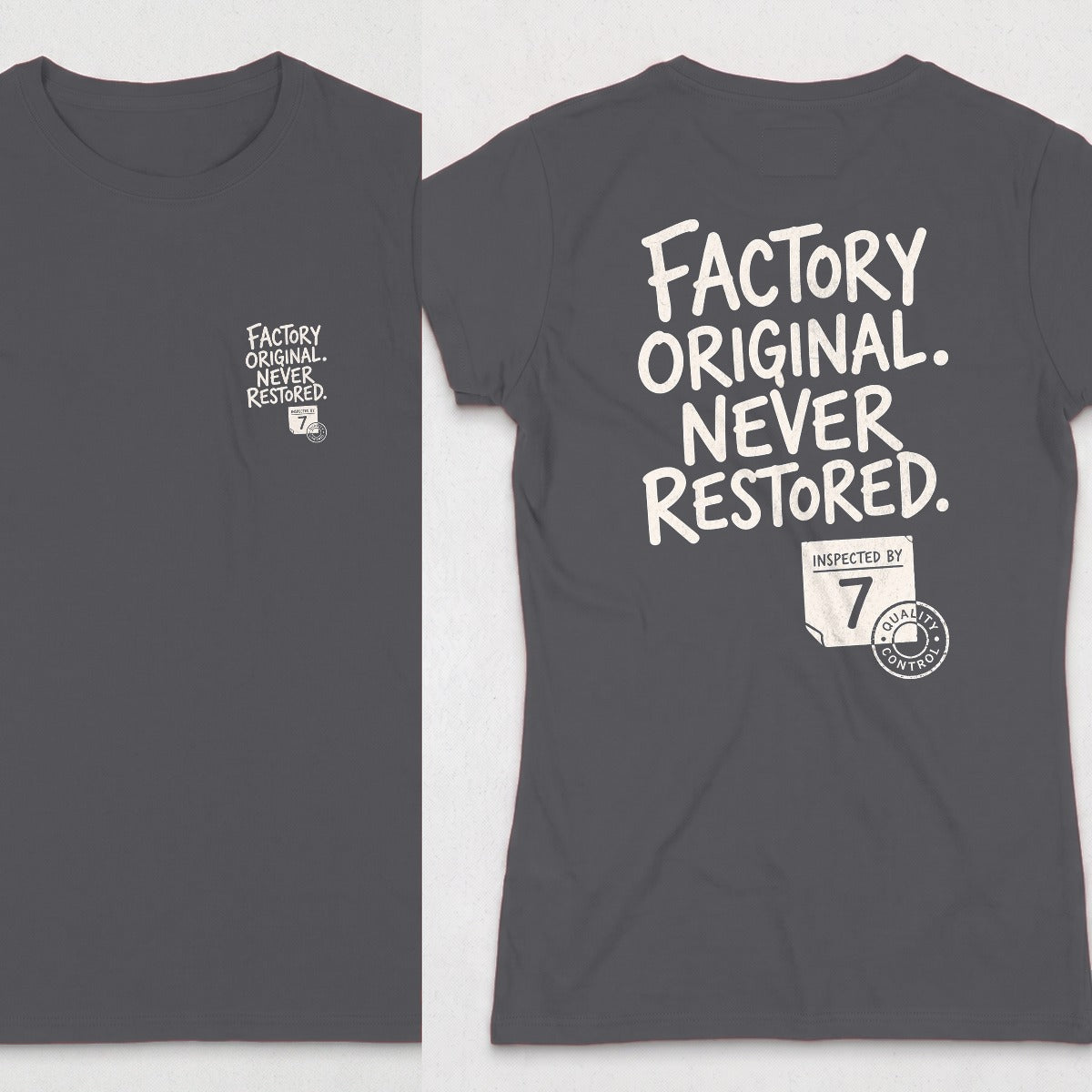 Dark Heather | Front & Back