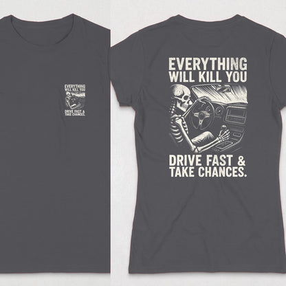 Dark Heather | Front & Back