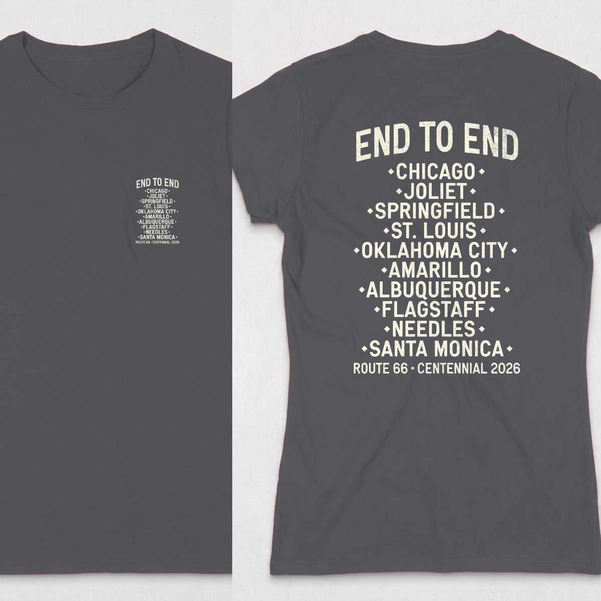 Dark Heather | Front & Back
